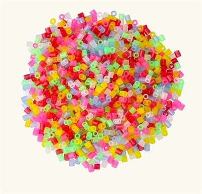 Nabbi rørperler 5.000 stk. - transparent 